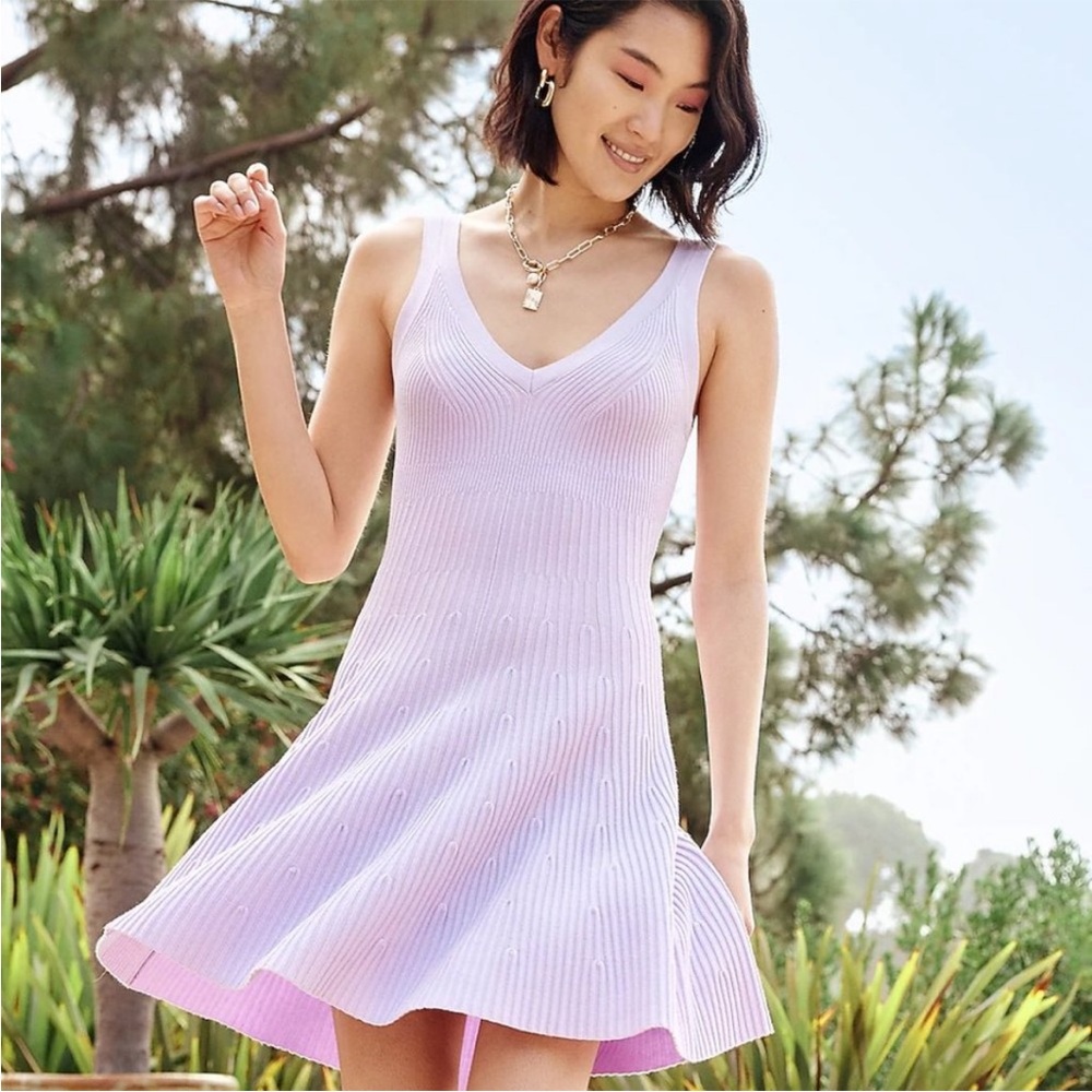 Express Lavender Sleeveless Dress